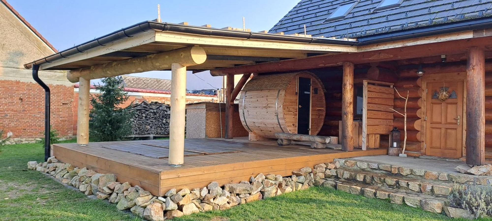 Wellness Srub U Holubu Villa Malsice Exterior photo